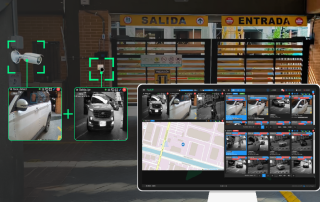 Control de acceso con doble verificación LPR y reconocimiento facial